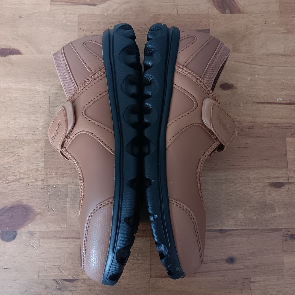 Propet Onalee Mary Jane Sneakers Womens 6.5 Brown NWB Faux Leather Hook Loop - Picture 6 of 8